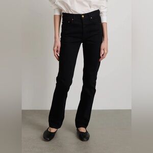 B SIDES BRIT JEANS IN RINSED BLACK, 24